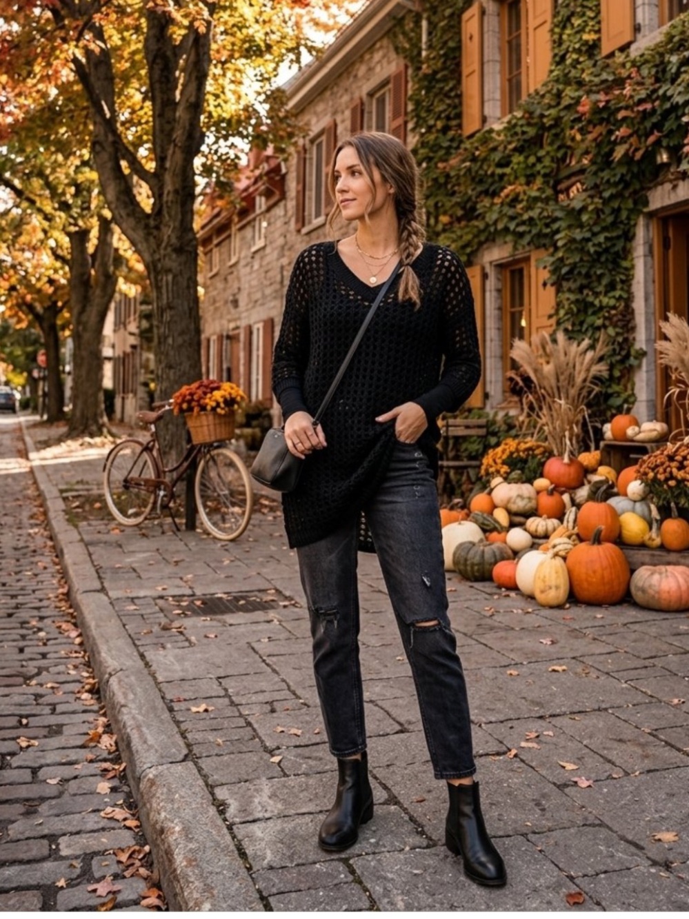 Dynamite Black Open Knit Oversized Sweater
XS (Fits S/M) EUC